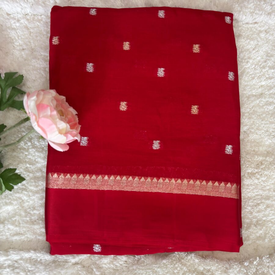 Chinnon Satin Border Self Saree