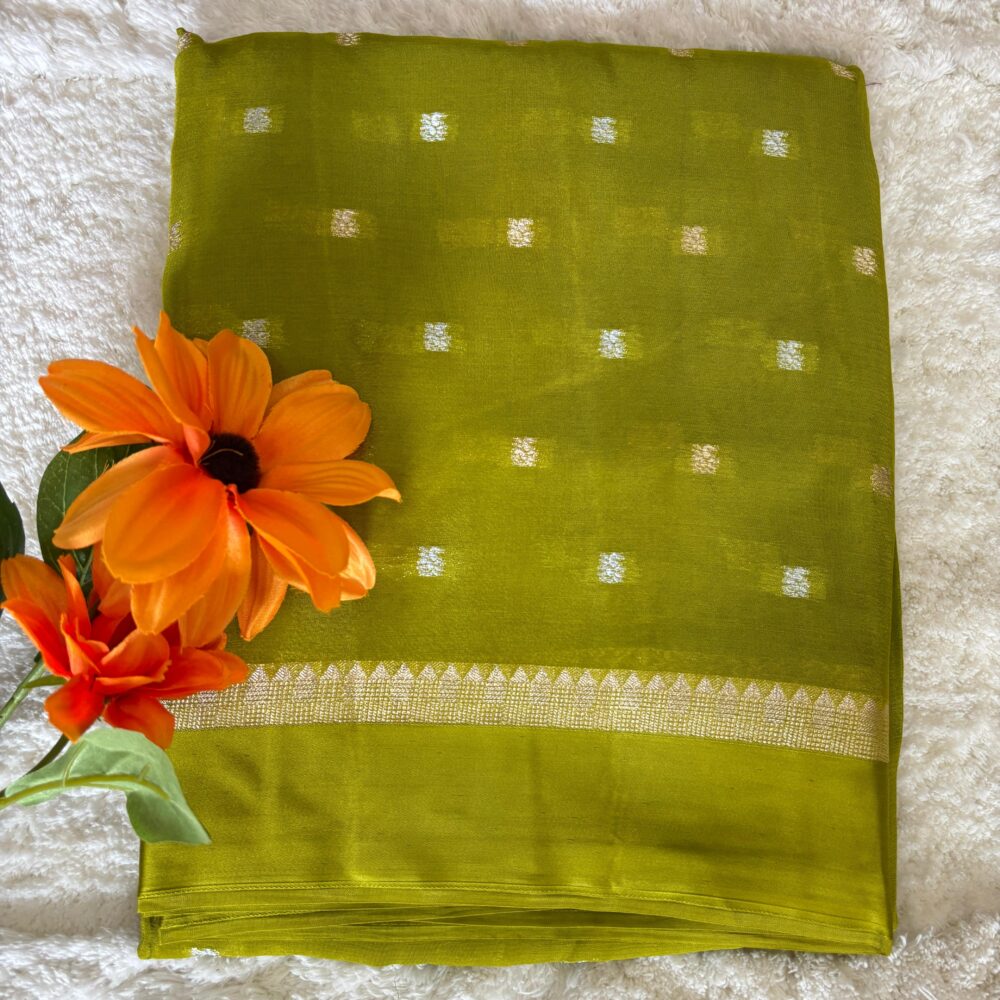 Chinnon Satin Border Self Saree