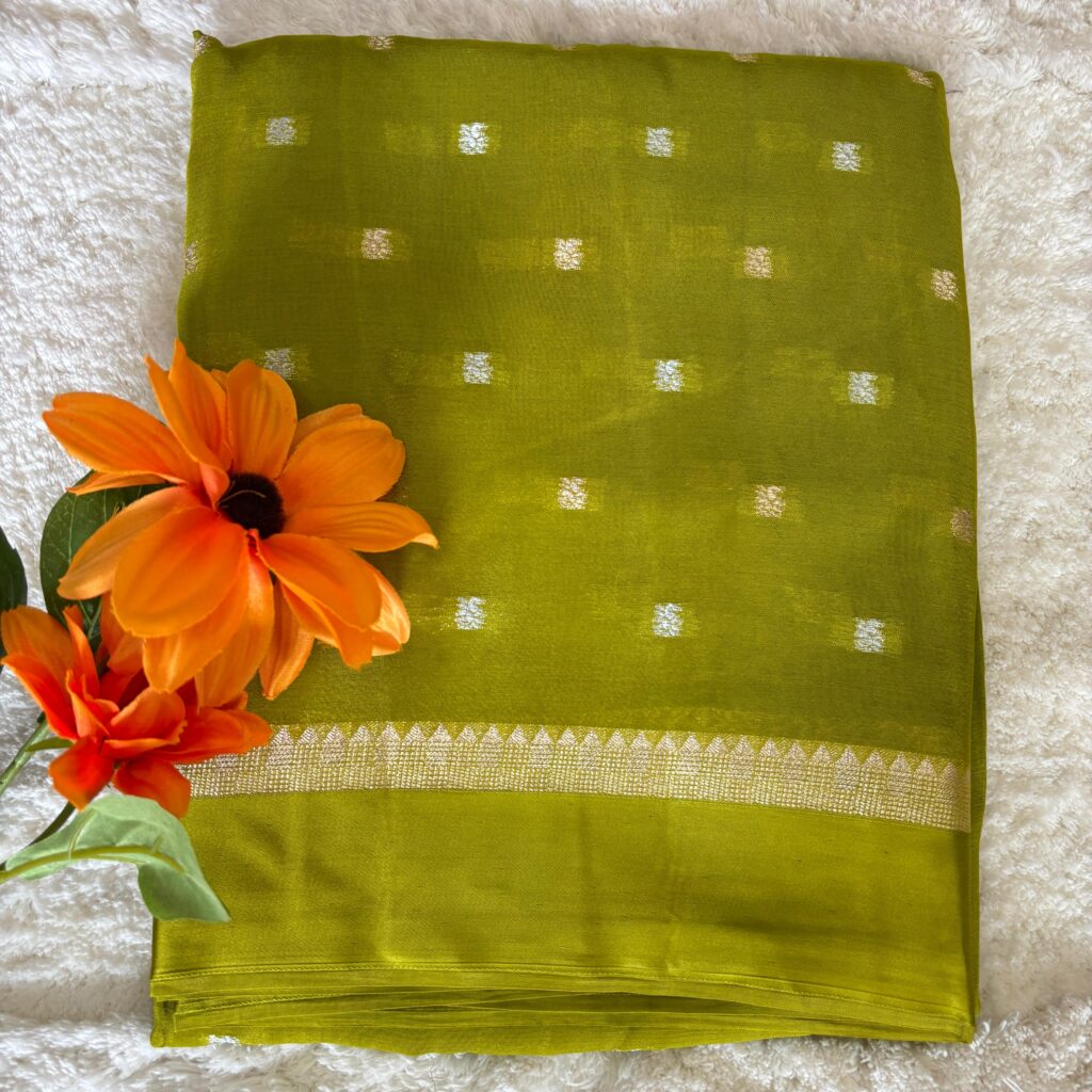 Chinnon Satin Border Self Saree