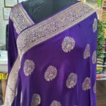 Banarasi Satin Silk Saree with Rich Meena Butta