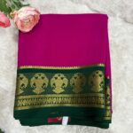 Pure Mysore Silk Crepe Saree