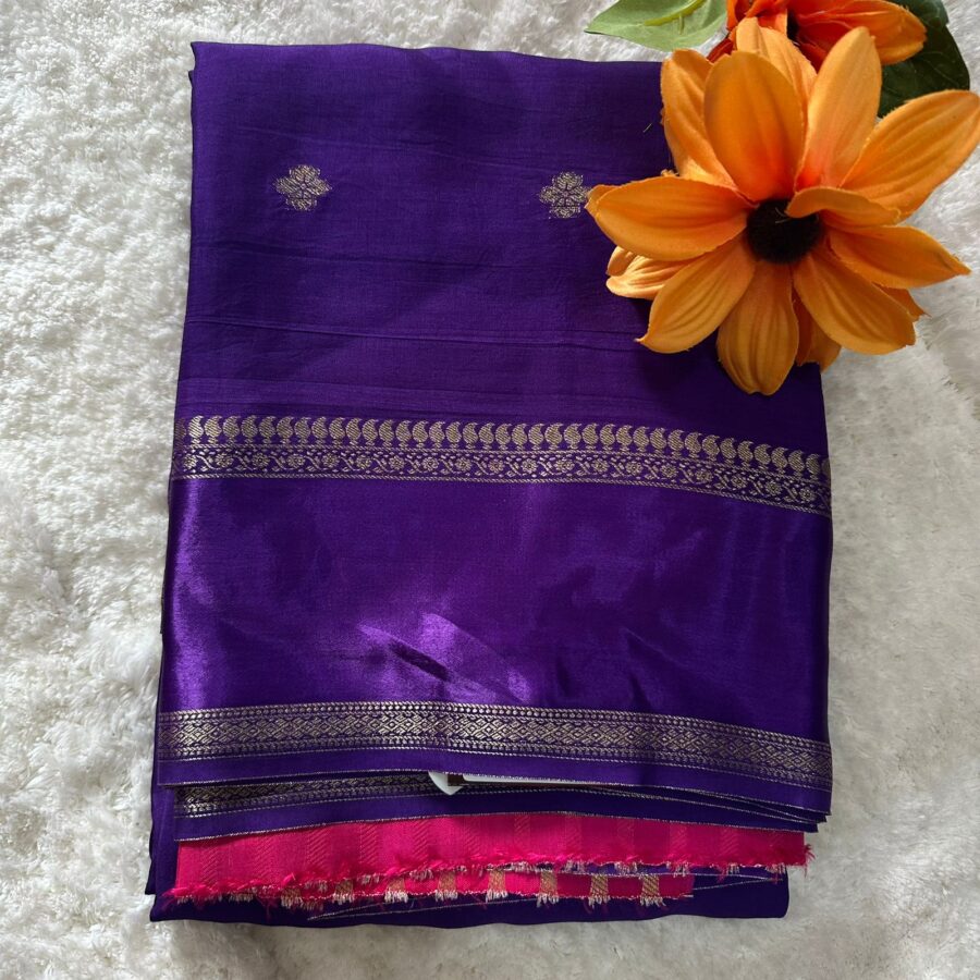 Semi Benars Crepe Saree