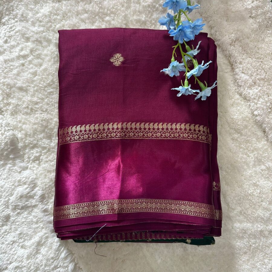 Semi Benars Crepe Saree