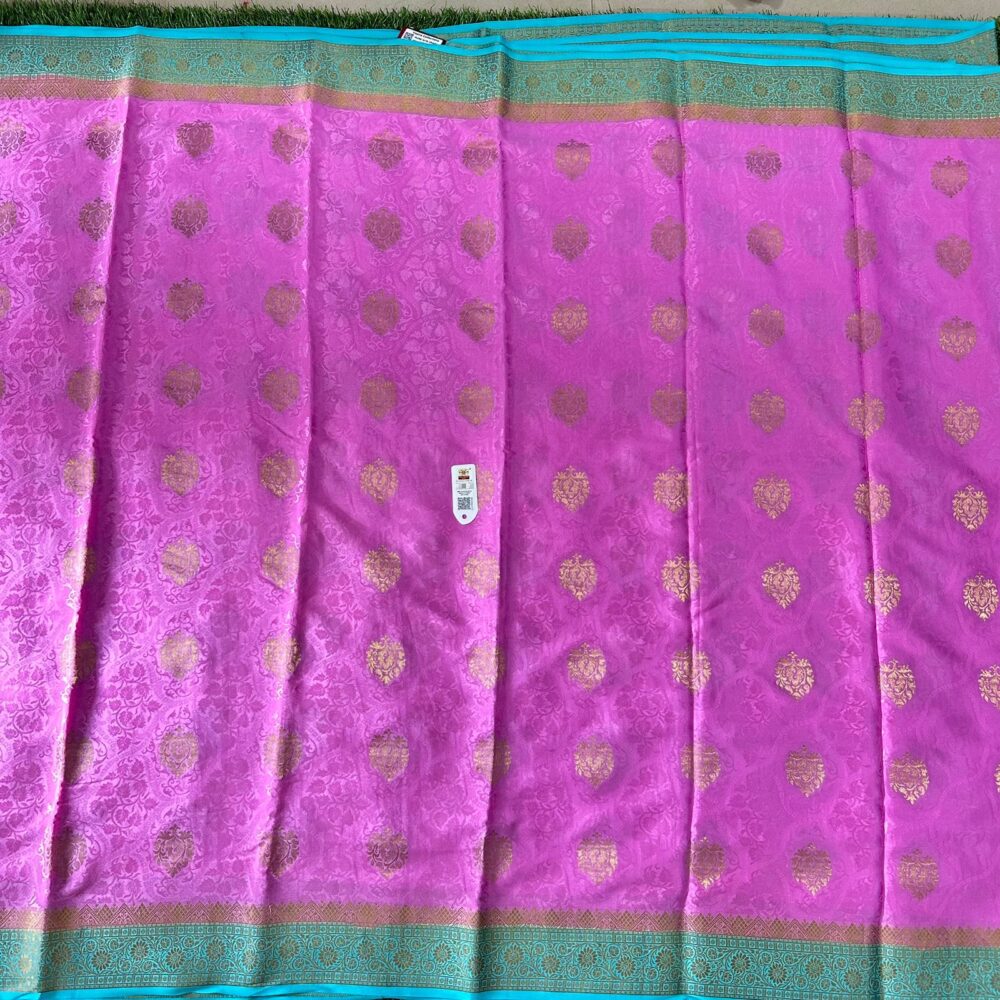 Pure Mysore Silk Crepe Saree