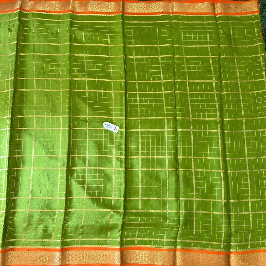 Pure Mysore Silk Crepe Saree
