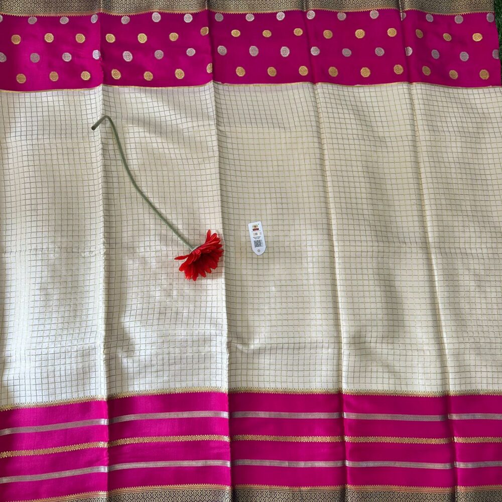 Pure Mysore Silk Crepe Saree