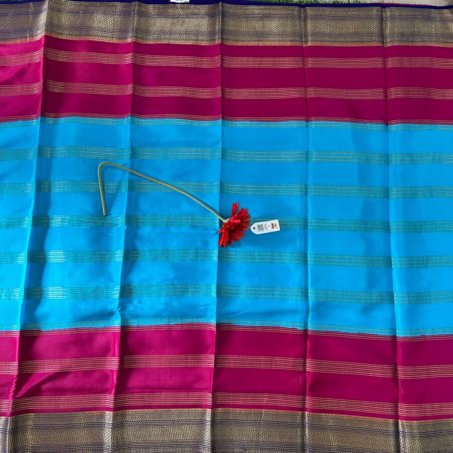 Pure Mysore Silk Crepe Saree