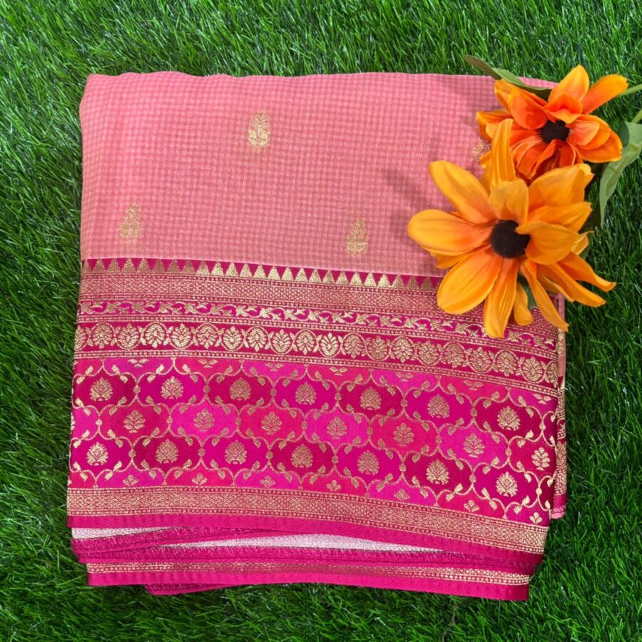 Benaras Soft Tissue Crepe Saree