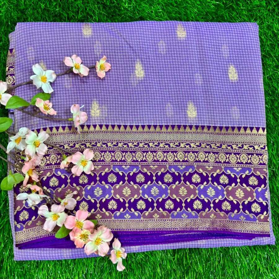 Benaras Soft Tissue Crepe Saree