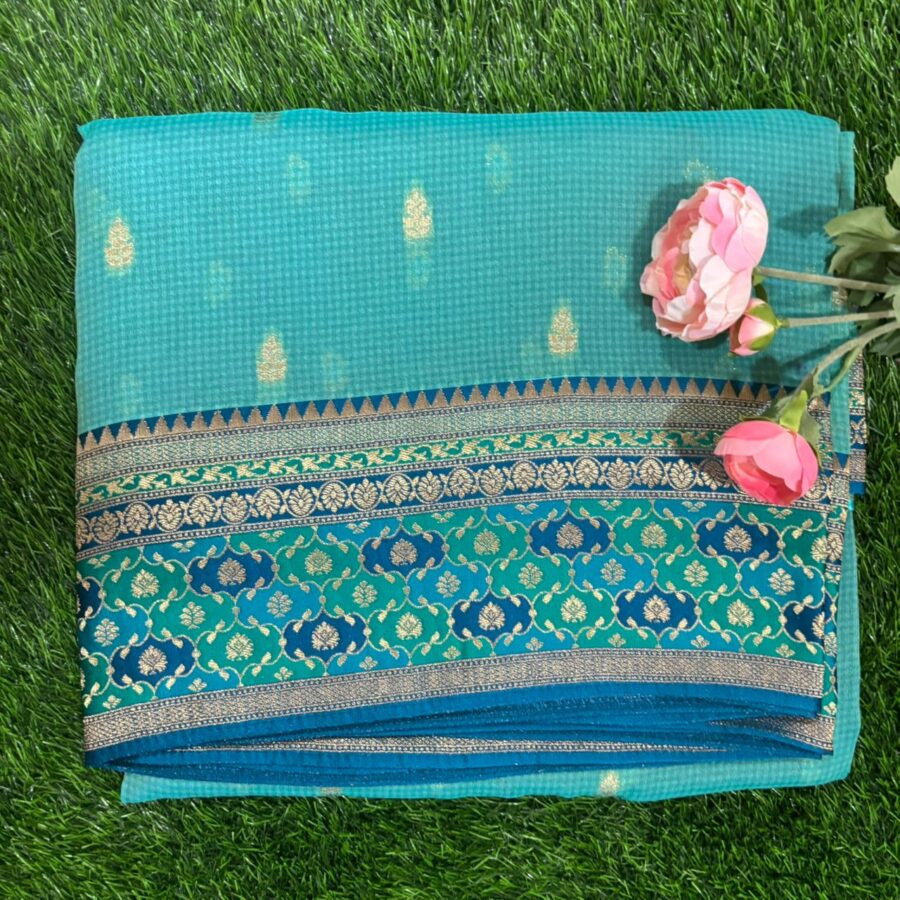 Benaras Soft Tissue Crepe Saree